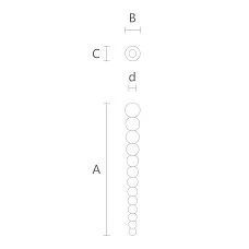Turned furniture leg MN-233. Furniture legs and supports. Image 6801db049b7fb