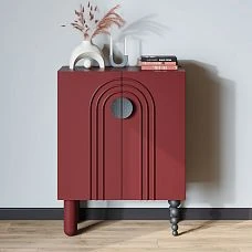 Modern wooden leg MN-233 with MN-234 for coffee tables and cabinets in interior design in the form of spheres