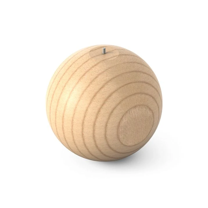 Product photo showcasing unique design and natural wood texture.
