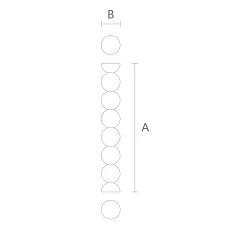 Turned furniture leg MN-239 drawing