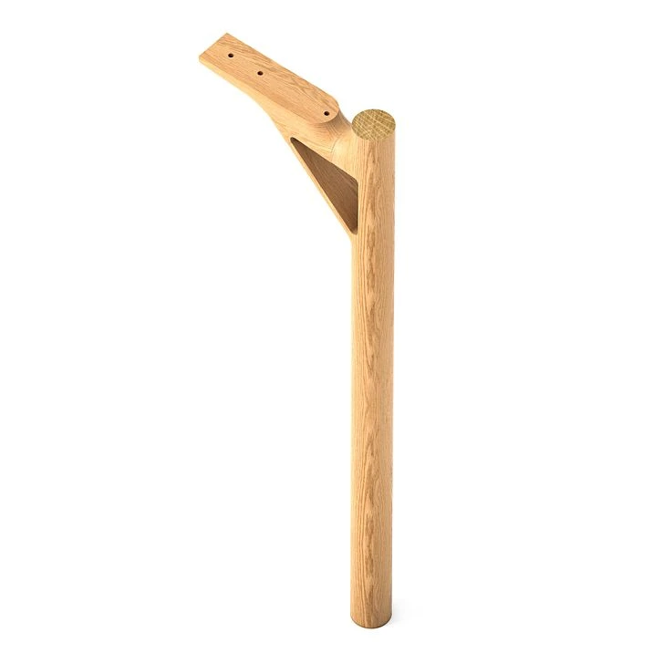 Modern furniture leg MN-243. side view