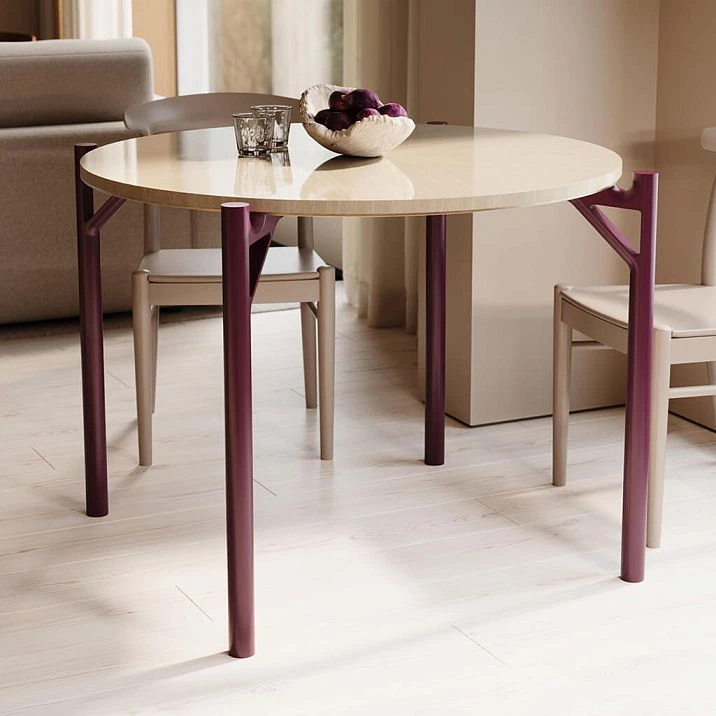 Modern furniture leg MN-243. top view