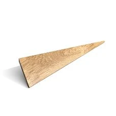 Triangular furniture handle
