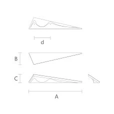 Drawings of furniture handles
