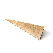 Triangular furniture handle
