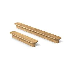 Furniture handles made of solid beech