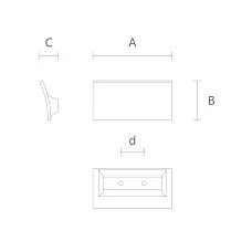 Drawing for wooden handle
