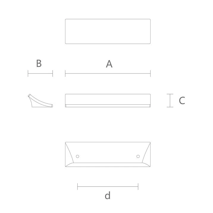 Rail handle layout