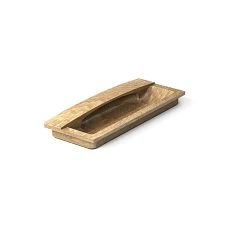 Designer wooden handle photo in cross-section