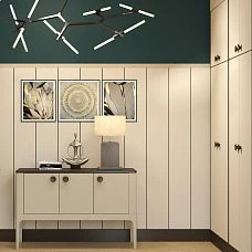Types of round wooden handles from solid wood