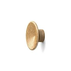 Round handles made of oak