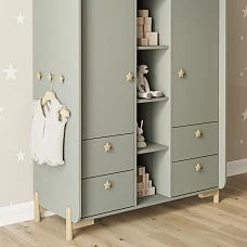 Wooden handle with star for children's room