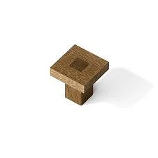 Proun HL-053-1 Furniture Handle from Oak or Birch, Close-up