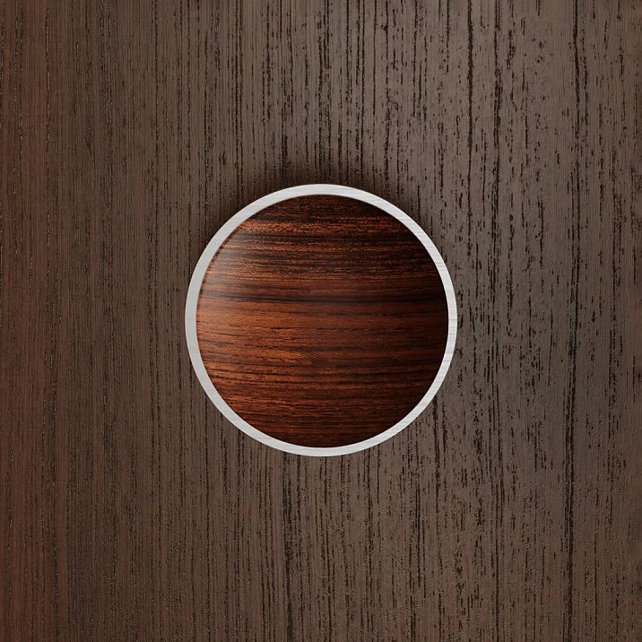 Premium Ton HL-058-2M push handle in reddish-brown Indian rosewood