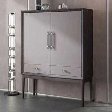 Interior with furniture and handles made from premium wood Taurus HL-060-2M
