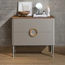 Orion HL-068M furniture handle in half-rings for furniture in interior, cabinet with round handles