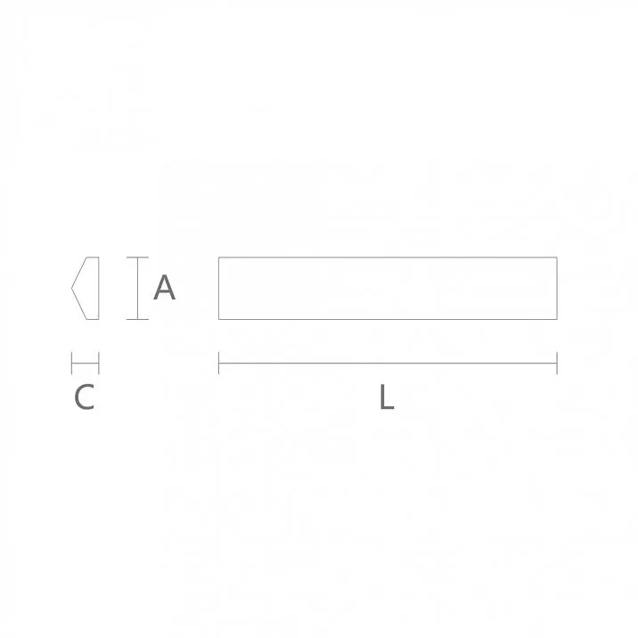 Beech Molding MLD-028 for Wall and Ceiling Decoration, Drawing