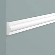 Molding D1020 POLYSTYRENE HI WOOD 20mm x 7.5mm x 2.0m close-up of profile