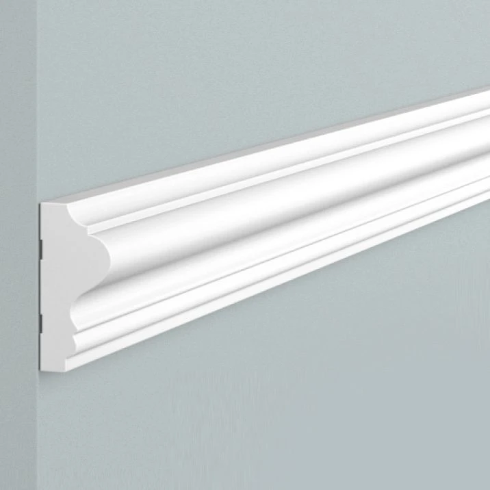 Polystyrene molding LD32 high-density HI WOOD 32x15 mm close-up