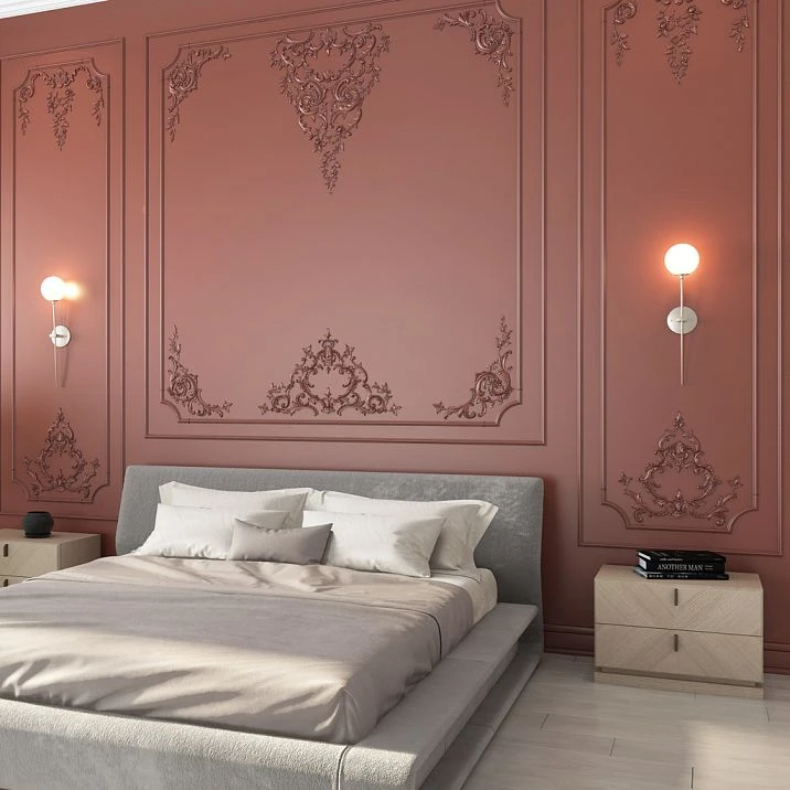 MDF primed molding MLD-002-MG. View in interior decoration