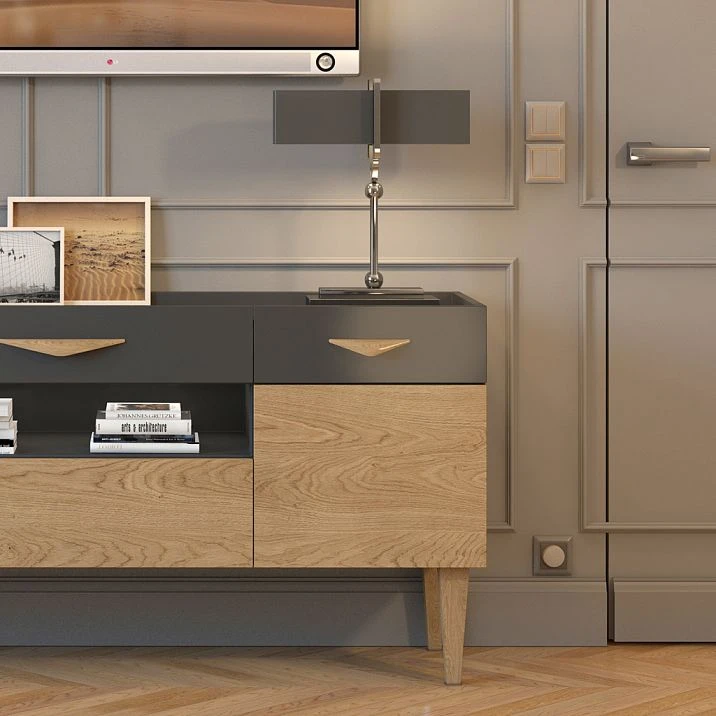 Furniture MDF molding, interior photo