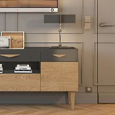 Furniture MDF molding, interior photo