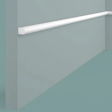 Polystyrene molding D10 HIWOOD 11.4mm x 10mm x 2.0m.