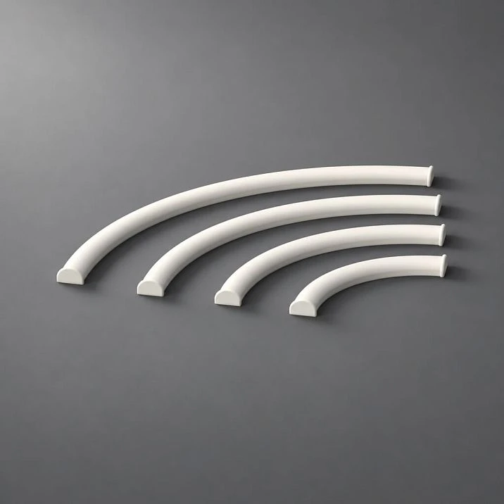 Molding decor MLDPU-027U-2 lightweight polyurethane corner in a modern style for decorating interior wall corners, door portals, and panels
