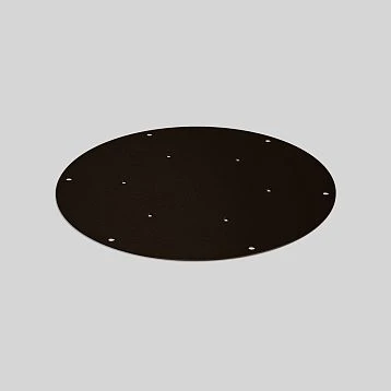 Mounting plate FUR-034 420&times;2 mm made of galvanized steel with perforations for mounting furniture hardware