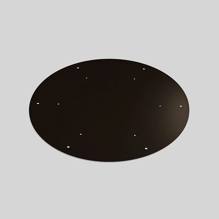 FUR-035 Galvanized Steel Mounting Plate 580&times;2 mm with Perforation for Large Furniture