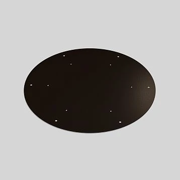 FUR-035 Galvanized Steel Mounting Plate 580&times;2 mm with Perforation for Large Furniture
