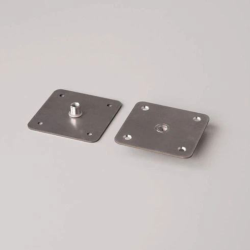 Square mounting plate, FUR-044