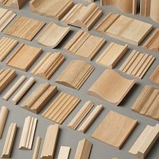 Samples of various molding types from the OMLD-005 set: flat, relief, semi-circular, and combined profiles