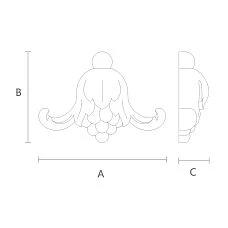 NPU-325 Molded Decoration Drawing