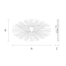 Inlay "Dove N-457" &mdash; drawing of decoration
