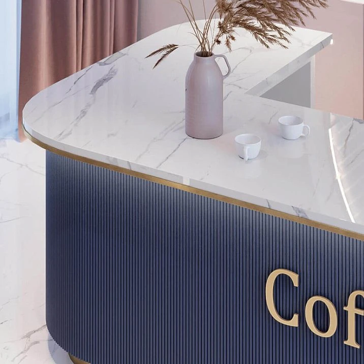slatted panel pan-001 decorative slatted panel for bar counter and commercial interior