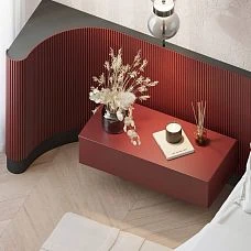 slatted panel pan-001 flexible decorative panel made of vertical oak slats panel bending