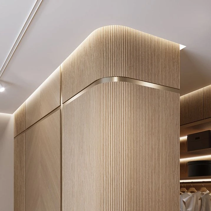 slatted panel pan-001 wall decorative panel made of vertical slats
