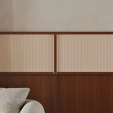 Slat panel PAN-005 in a modern style for interior decor.