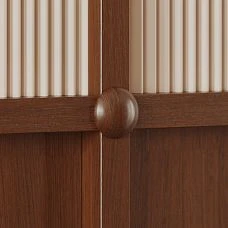 Flexible slatted panel PAN-005 for curved walls, columns and furniture