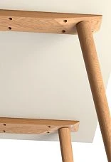 Aesthetic wooden mounting plate