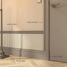 MDF skirting board for interior PLT-M-004