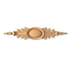 Wooden decorative overlay N-223 with luxurious carving
