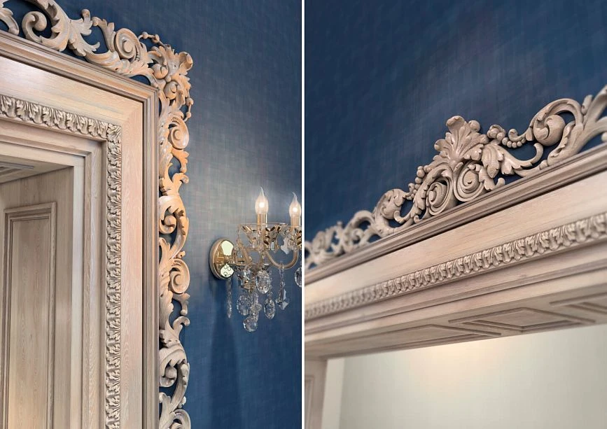 Decorative door portal PRT-008 in interior design