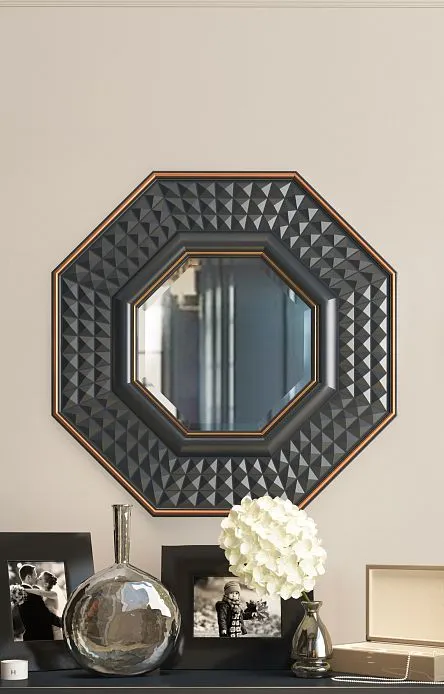 Carved frame RM-033 &ndash; octagonal frame for mirror