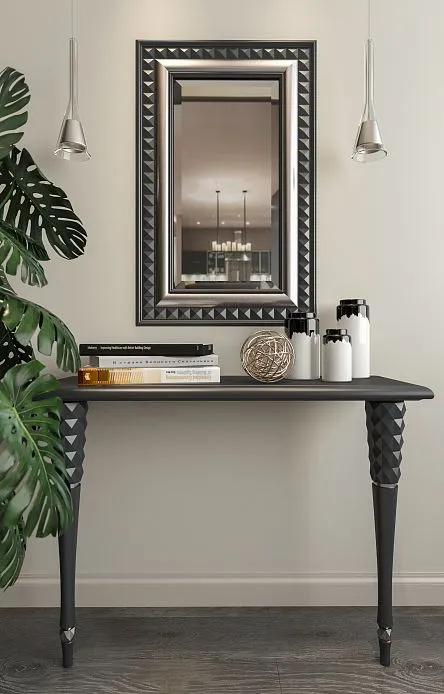Interior with carved frame RM-044 and furniture legs MN-114