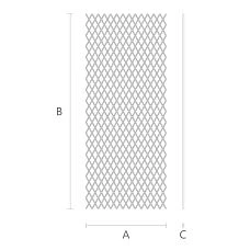 Polyurethane grille RSHPU-007: product drawing