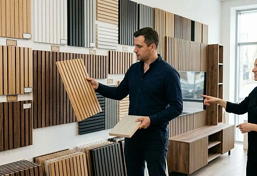 Buy a slat panel for walls and furniture: choosing the right solution by color, format, and material