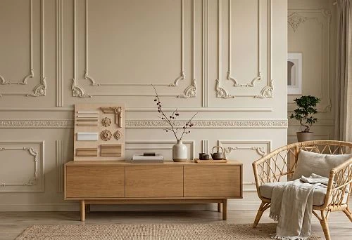Classic polyurethane wall decor in the Versailles Light style STAVROS