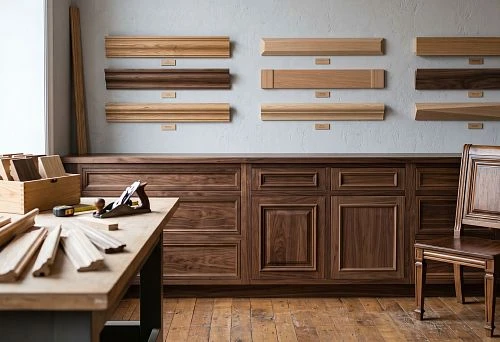 Solid wood moldings for walls, furniture, and interiors